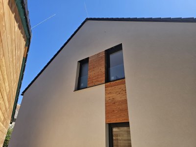 Skleněné zábradlí do rámu okna